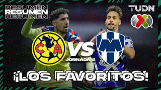 Resumen y goles | América vs Monterrey | Liga Mx - CL2024 J5 | TUD