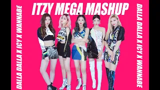 ITZY MEGA MASHUP (DALLA DALLA X ICY X WANNABE)