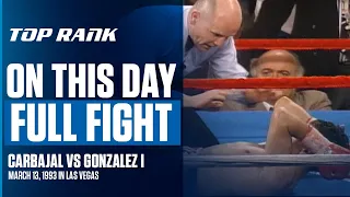 Michael Carbajal Knocks Out Humberto Gonzalez After Surviving Two Knockdowns | MARCH 13, 1993