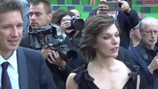 Milla JOVOVICH & Paul W.S. Anderson @ Paris 5 july 2016 Gala Vogue / juillet