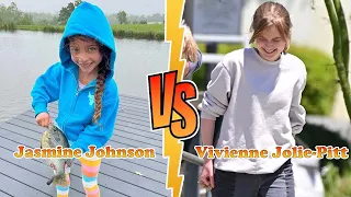 Jasmine Johnson (Dwayne Johnson's Daughter) Vs Vivienne Jolie-Pitt Transformation ★ 2023
