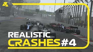 F1 2021 | REALISTIC CRASH COMPILATION #4