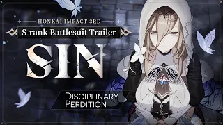 Sin: S-rank battlesuit Disciplinary Perdition Trailer