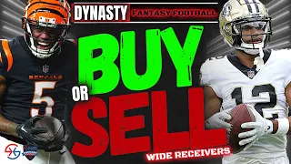 2024 Fantasy Football - BUY or SELL WIDE RECEIVERS - Dynasty Must BUY or SELL WRs