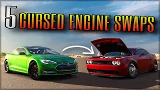 5 CURSED & FUNNY Engine Swaps | Forza Horizon 3 Dev Build | Regera-Mini & more!