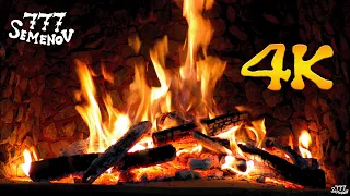 🔥 Fireplace 4K | Fireplace sounds | Fire sounds | Fireplace | Sleep sounds | 火