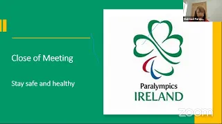 2020 Paralympics Ireland Annual General Meeting