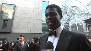 Kyle Scatliffe on the Red Carpet at The Olivier Awards 2014