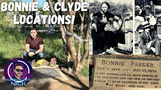 BONNIE AND CLYDE Texas Locations - Graves, Homes, Death Locations