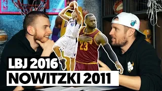 Nowitzki 2011 oder LeBron 2016? Welcher Titel war mehr wert? | SHOTS FIRED vs. KobeBjoern