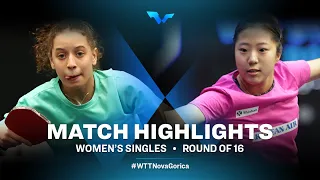 Highlights | Hana Goda vs Shin Yubin | WS R16 | WTT Contender Nova Gorica 2022