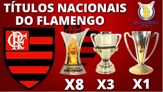 TODOS OS TÍTULOS NACIONAIS DO FLAMENGO 🏆 (1980-2021) | FLAMENGO CAMPEÃO BRASILEIRÃO SÉRIE A 2020