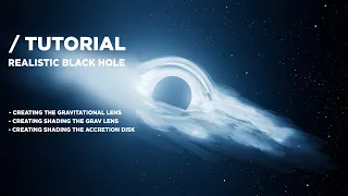 C4D TUTORIAL | Creating a black hole [RedShift]