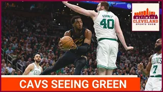 The Cleveland Cavaliers left seeing green after a 120-95 blowout loss to the Boston Celtics