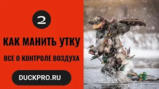 2.  Как манить утку.  Охота с Бак Гарднер. Все о контроле воздуха. Русская озвучка.