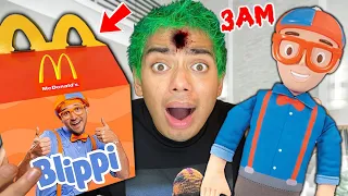 DO NOT ORDER BLIPPI HAPPY MEAL FROM MCDONALDS AT 3AM!! (HE CAME TO MY HOUSE!!)