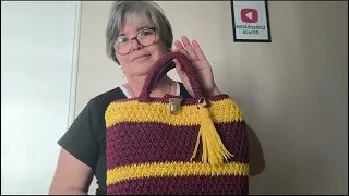 COMO MANTER ESTRUTURADA A BOLSA DE CROCHÊ | COMMENT CONSERVER LA FORME D'UN SAC AU CROCHET