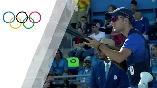 Italy's Rossetti wins gold in Men's Skeet Shooting