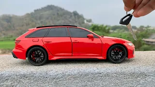 Unboxing of Scale Model Audi RS6 | Scale 1/24 Model | Die-Cast Collection | Miniature | DIY |