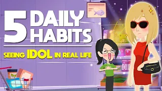 Improve Your English Through Story | First Time Seeing Idol In Real Life | 5 Daily Habits