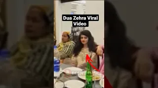 Who Book Restaurant For Dua Zehra 😱 #duazehra #duazahra #shorts #short