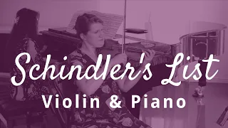 Schindler's List Theme - Violin & Piano - John Williams