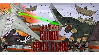 GUIRON VS SPACE GYAOS  KAIJU MOMENTS #36