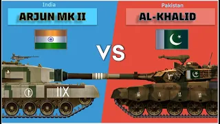 Arjun Mk II vs Al-Khalid Tank comparison |   India vs Pakistan