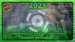 [FICTIONAL] 2023 Hypothetical Pacific Hurricane Season Animation