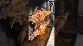 Turkish spit roasted lamb asmr