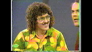 Weird Al on Robert Klein Time 1987 RARE TV FOOTAGE