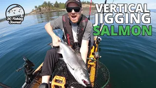 Vertical Jigging Salmon! INSANE Fishing!