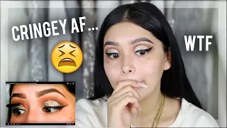 I Tried Following My First Makeup Tutorial | Daisy Marquez