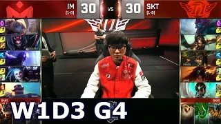 SKT vs IM - Worlds 2016 Week 1 Day 3 Group B | LoL S6 World Championship I May vs SK Telecom T1