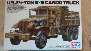 TAMIYA 1/35 Scale U.S 2 1/2 Ton 6X6 Cargo Truck Build Update 2