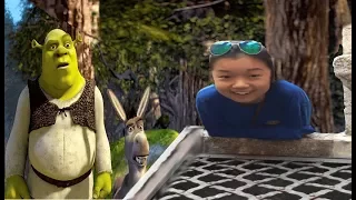 Girl sings hallelujah down a well with Shrek