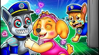 Chase Robot Love Skye ! Why Not Me ? Very Sad Story - Paw Patrol Ultimate Rescue | Rainbow Friends