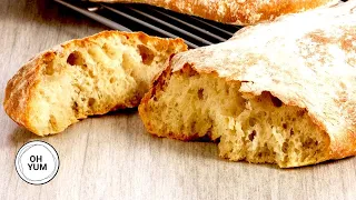 Professional Baker Teaches You How To Make CIABATTA BREAD!