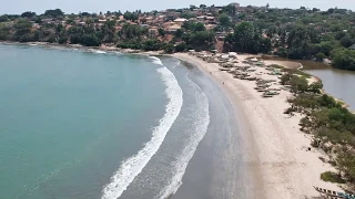 Dream Beach Of Gomoa Fetteh In Ghana - NOBODY THERE! Drone!!