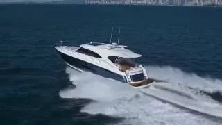 Riviera 5400 Sport Yacht  beautiful blue hull (New Video)