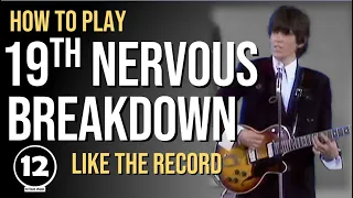 19th Nervous Breakdown - The Rolling Stones | Guitar Lesson