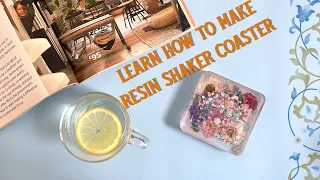 Resin Shaker Coaster Tutorial || Step By Step Tutorial For Biginner