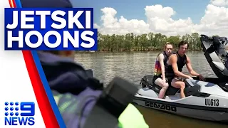 Man caught speeding on jet ski without licence amid surge in water accidents | 9 News Australia