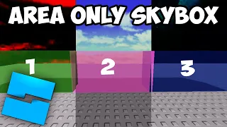 HOW TO MAKE AREA-ONLY SKYBOX for 1 PLAYER!!! Roblox Studio Tutorial!
