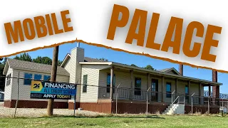 The "mobile home" PALACE!! King-sized triple wide with epic kitchen! Modular Home Tour