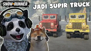 DUO KOCAK JADI SUPIR TRUCK! MALAH NYUNGSEP GAMING! - SnowRunner