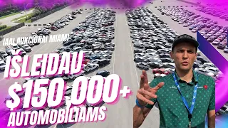 Išleidau $150,000+ ant automobiliu! Nutempe Lexus. Pasiimu BMW3 is IAAI. Draudimo aukcionai Miami !