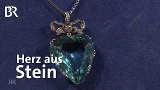 Herz aus Stein: "Aquamarinanhänger" | Kunst + Krempel