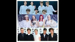 BTS vs Blackpink vs One Direction | BTS vs Blackpink vs One Direction Comparison #shorts #bts #short