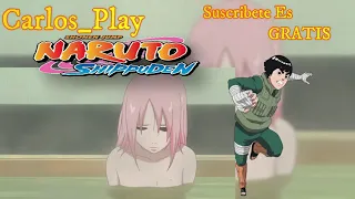 Sakura Siente envidia De Hinata, Y Rock Lee Cae En El Baño De Mujeres-Naruto Shippuden